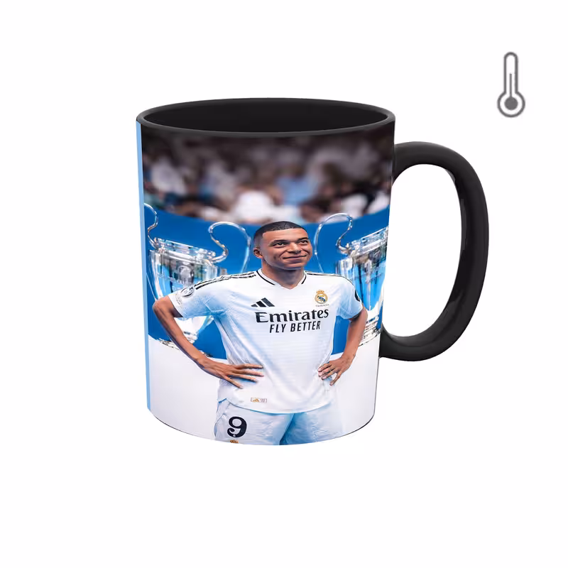 خرید ماگ-لیوان حرارتی  امباپه رئال مادرید