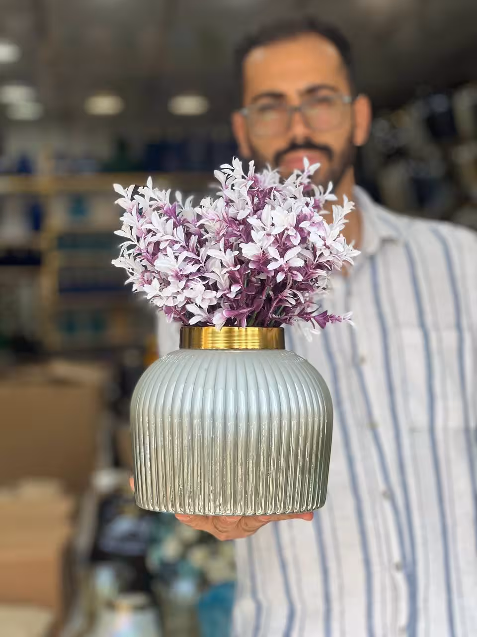 بوته اناری لبه بنفش