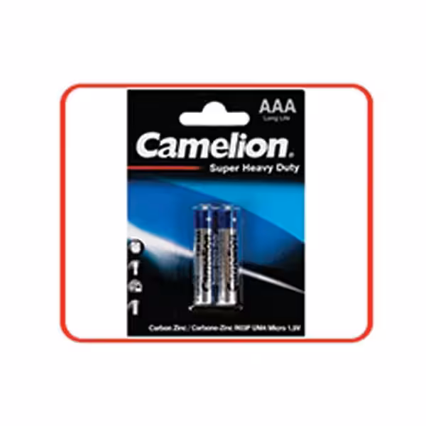 باتری نیم قلمی کارتی آبی 2 تایی کملیون