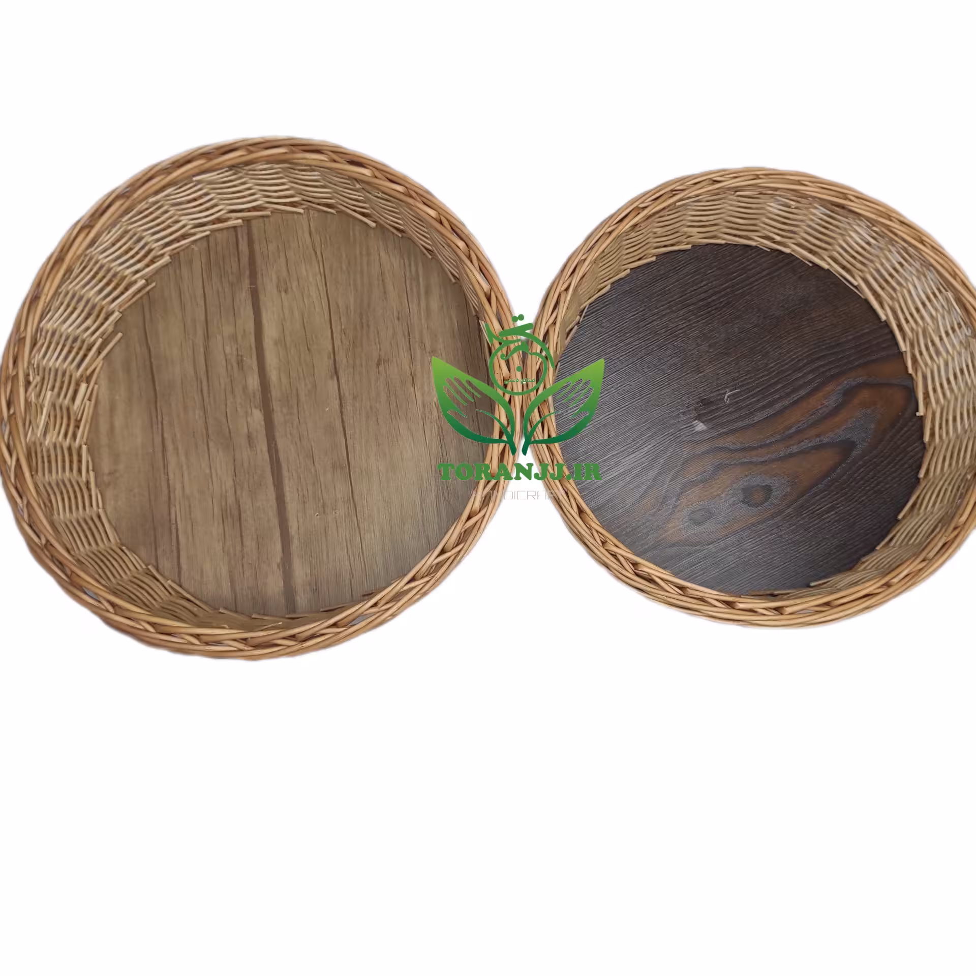 پک دوتایی سبد میوه مرواربافی گرد