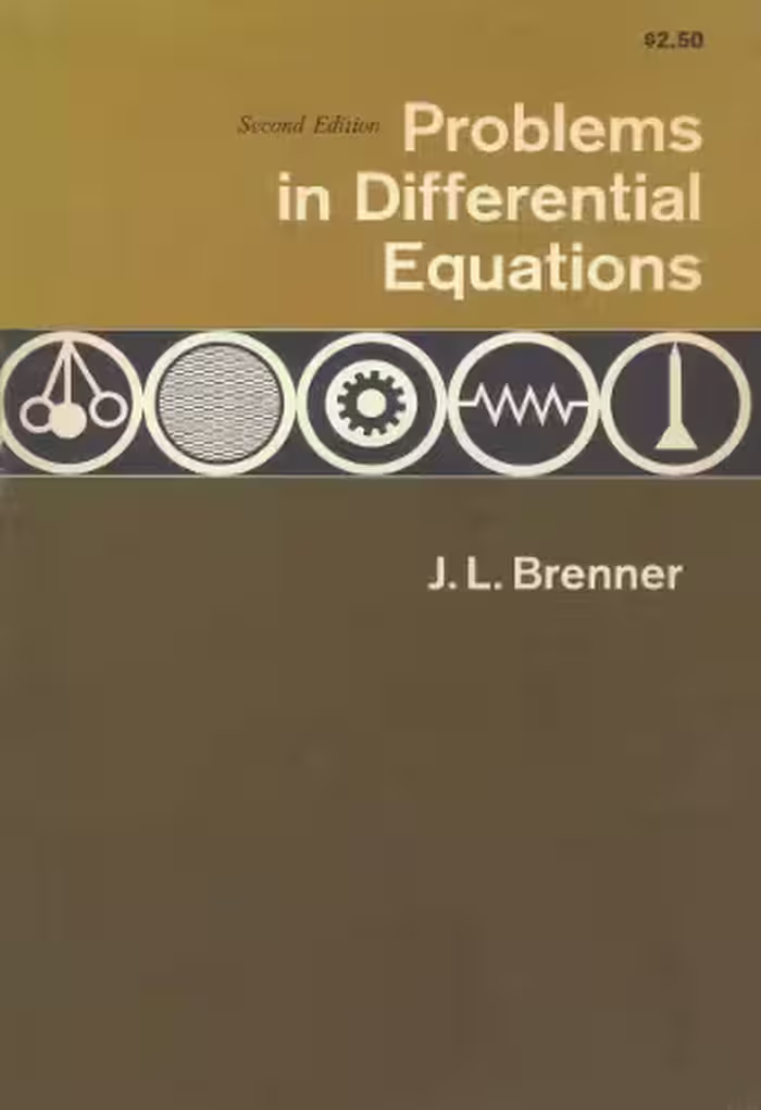 خرید و دانلود نسخه کامل کتاب Problems in Differential Equations (adapted from "Problems in differential equations" by A. F. Filippov)