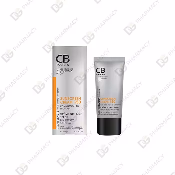 Sunscreen Cream For Combination To Oily Skin SPF50