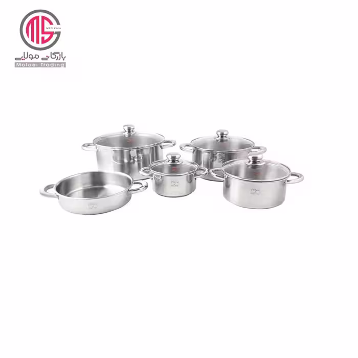 سرویس قابلمه 9 پارچه پارس استیل