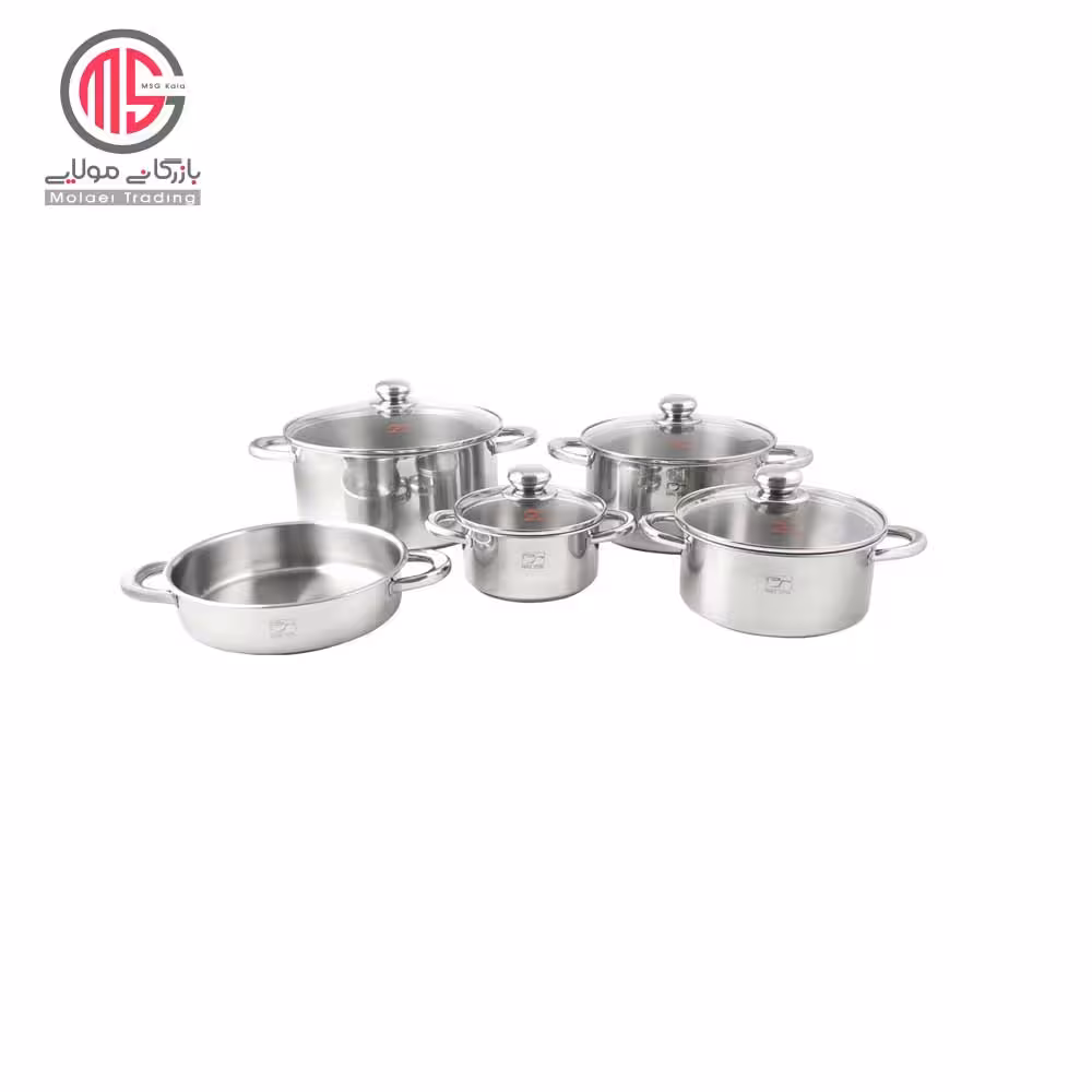 سرویس قابلمه 9 پارچه پارس استیل