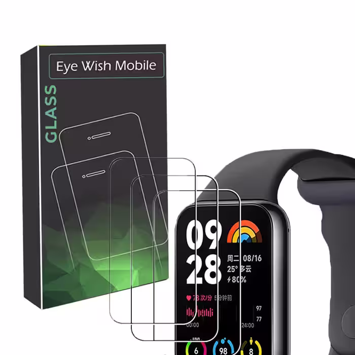 محافظ صفحه نمایش آی ویش مدل SH مناسب برای ساعت هوشمند شیائومی Mi Band 8 pro بسته سه عددی