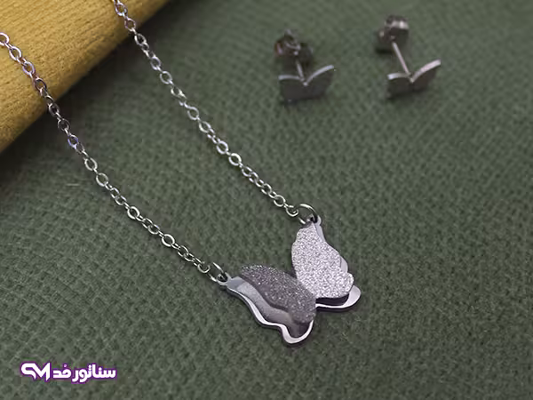نیم ست استیل شنی پروانه N8185