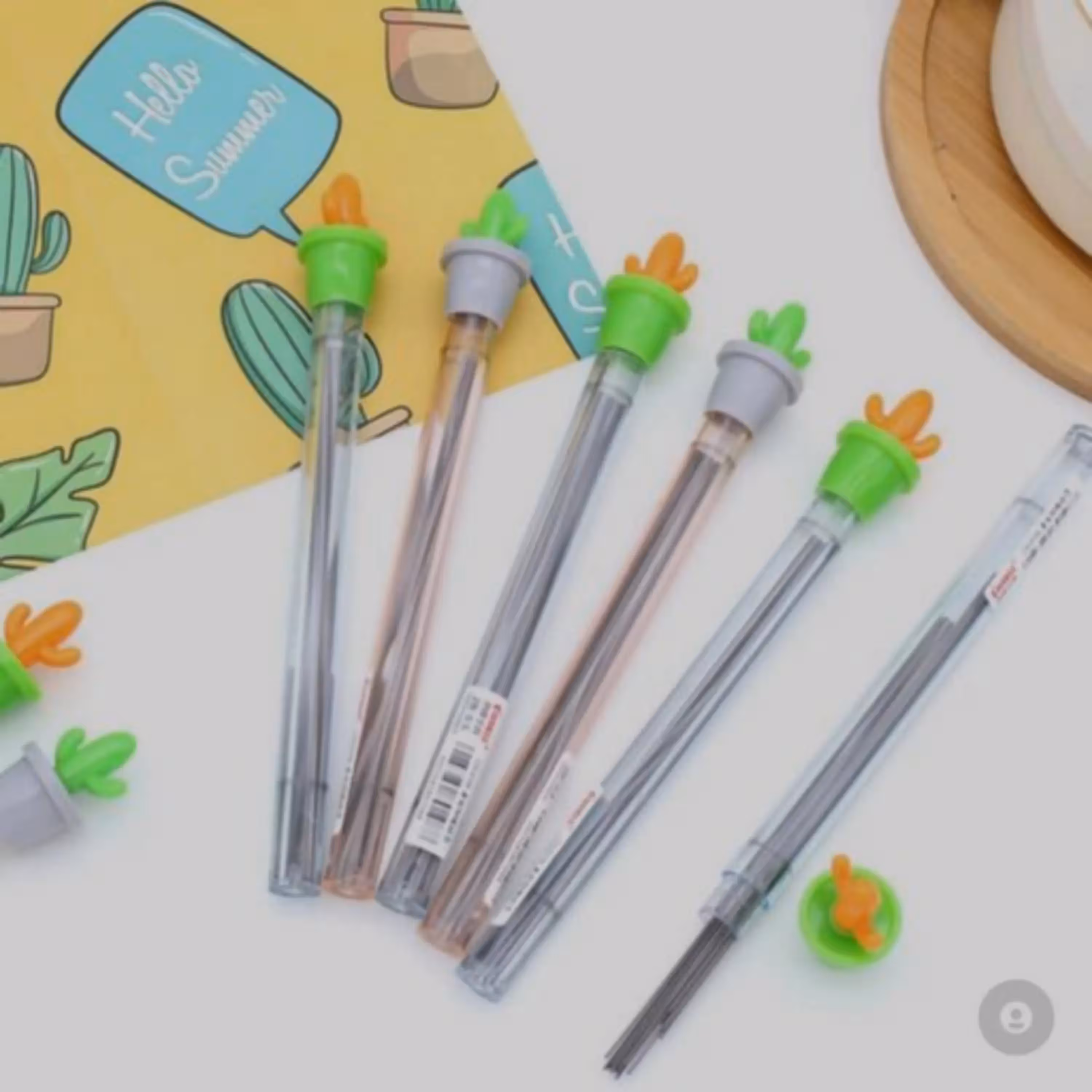 نوک اتود طرح کاکتوس سایز  5دهم در دو رنگ