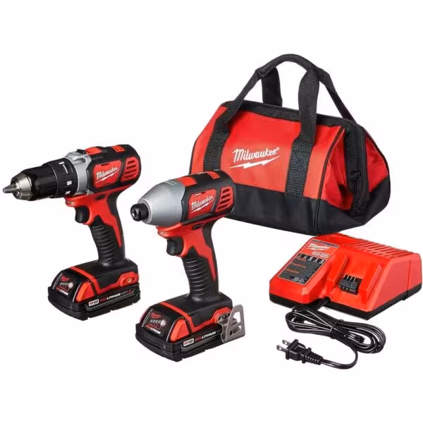 پک دریل چکشی و پیچبند شارژی میلواکی مدل 22-2691