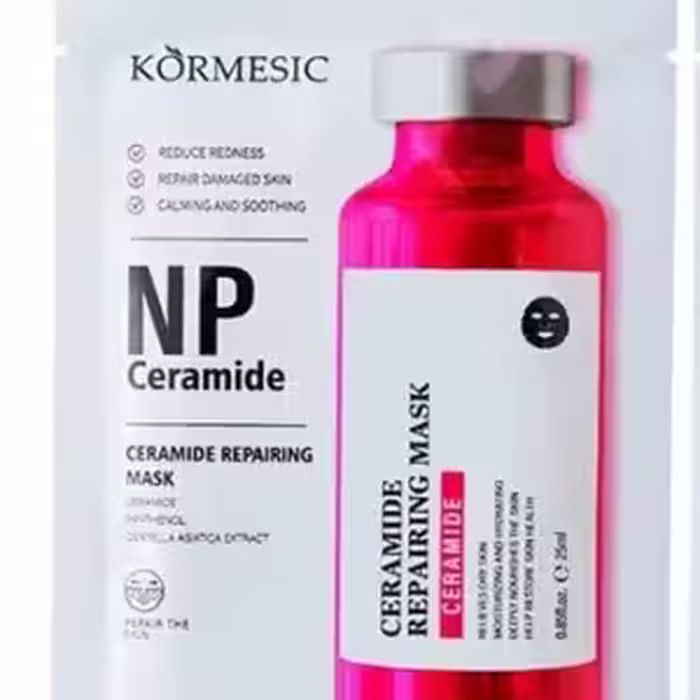 ماسک ورقه ای صورت ترمیم کننده و بازسازی کننده سرامید کورمسیک KORMESIC