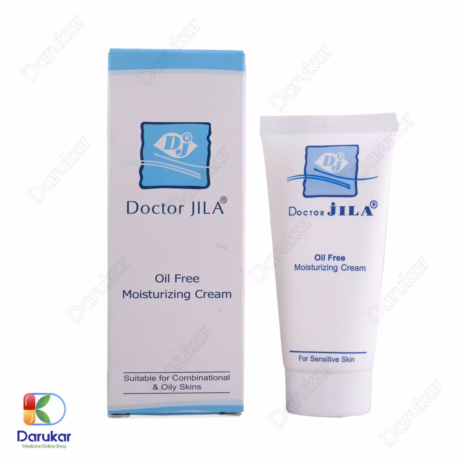 کرم مرطوب کننده دکتر ژیلا مناسب پوست های چرب تا مختلط