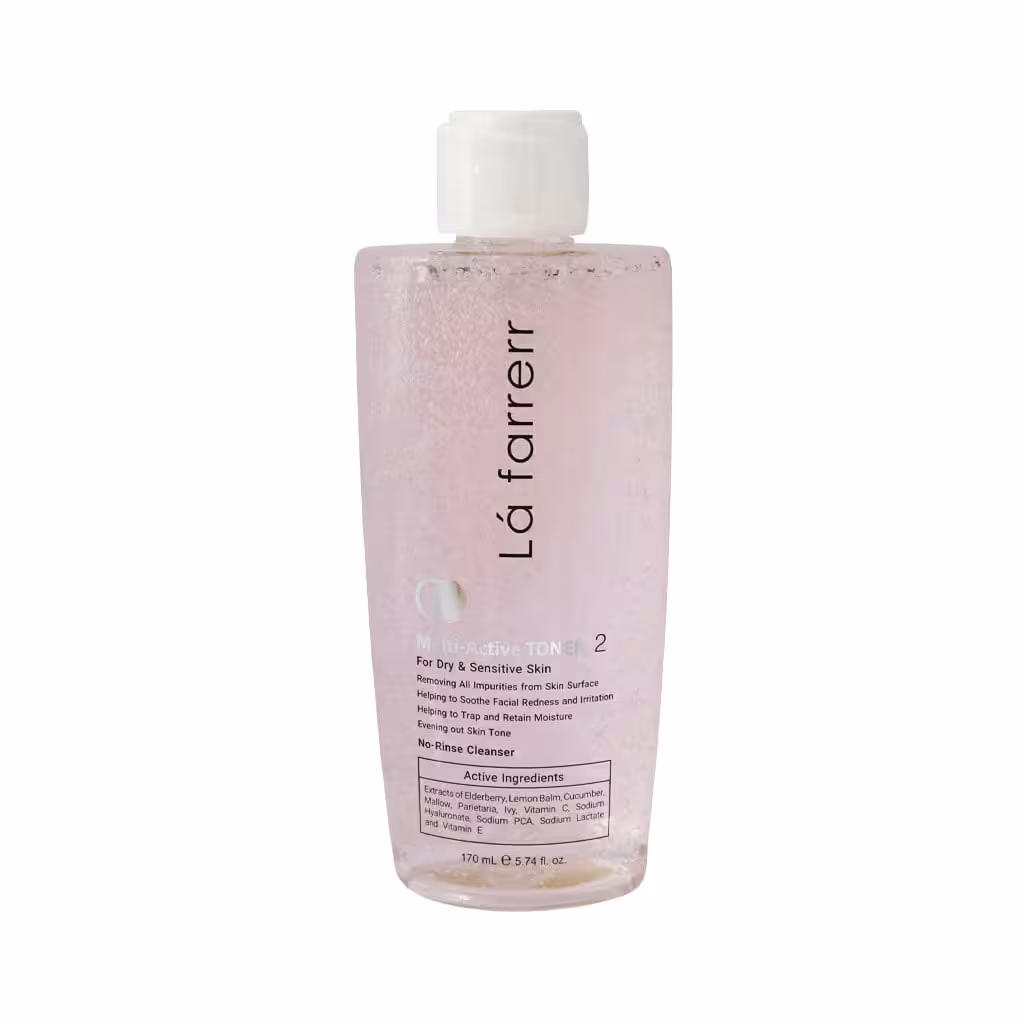 تونر مولتی اکتیو پوست خشک و حساس لافارر 170 میلی لیتر | La Farrerr Multi Active Toner For Dry And Sensitive Skin