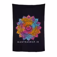 بکدراپ تپستری هندی طرح لوتوس (رو تختی یک نفره) کد 144