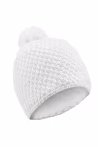 کلاه بافتنی مردانه و زنانه WEDZE BERET بزرگسالان سفید بی انتها Decathlon