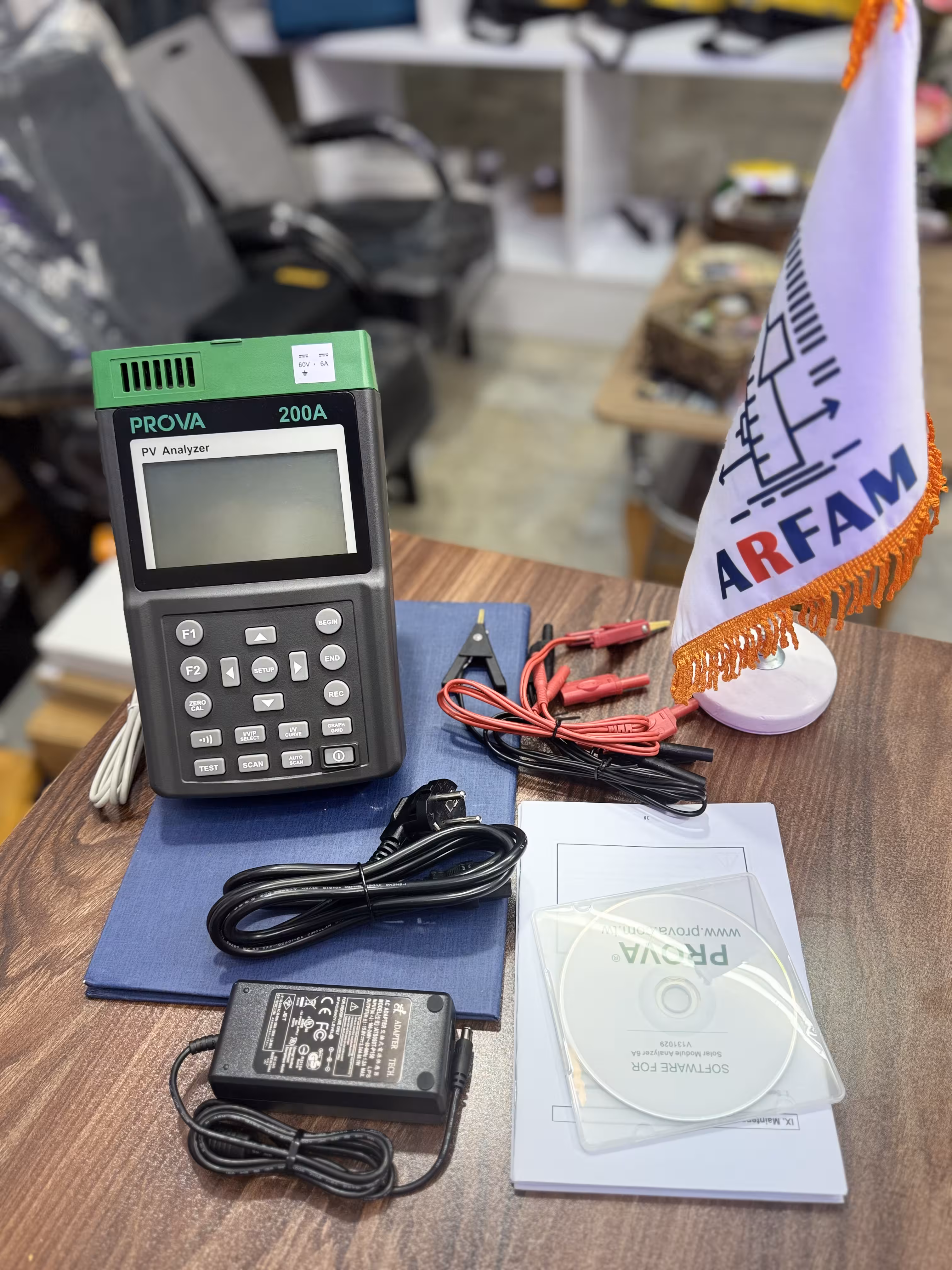 سولار پاور انالایزرمدل PROVA-200A ساخت Tes تایوان