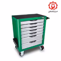 جعبه ابزار 7 کشو چرخ دار 308 پارچه تاپ تول مدل GE-30817