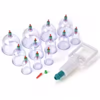 بادکش طبی بدن 12 لیوان مدل Cupping Therapy