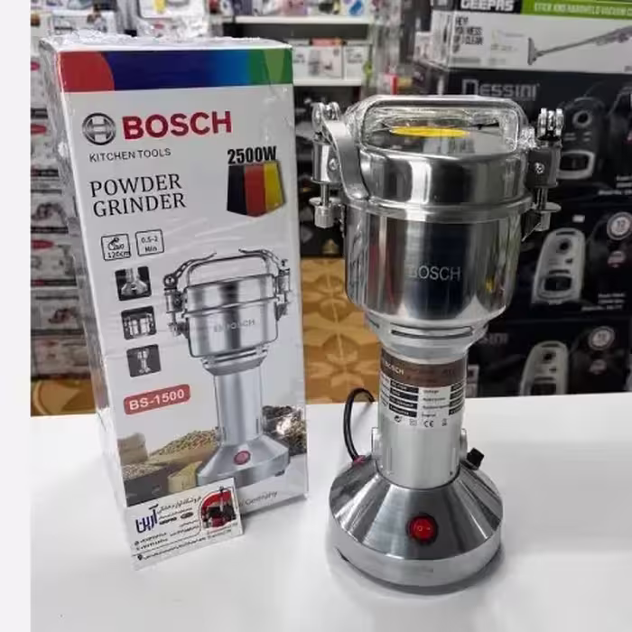 آسیاب نیمه صنعتی بوش ظرفیت 200 گرم مدل BS-1500