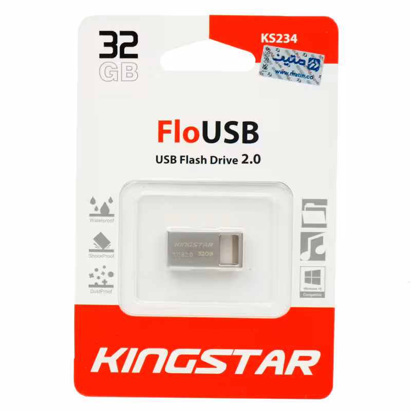 فلش مموری کینگ استار مدل KINGSTAR KS234 Flo ظرفیت 32 گیگابایت