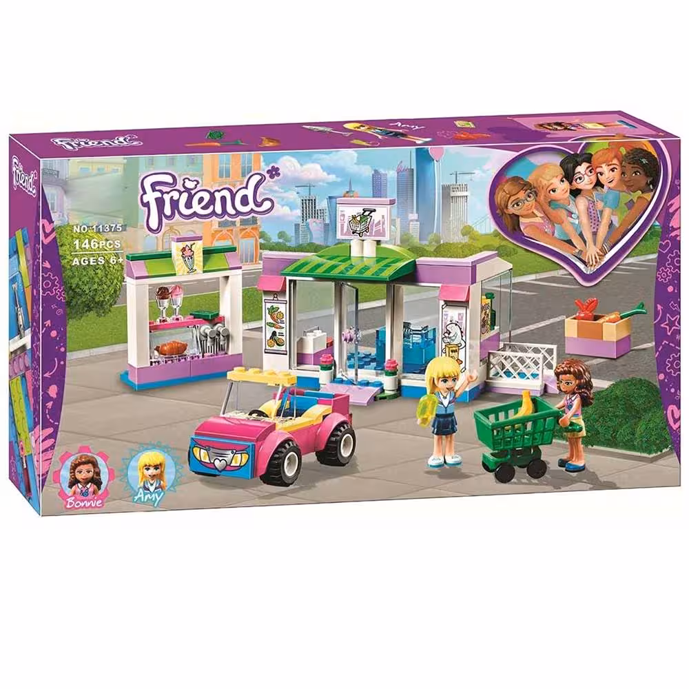 ساختنی لگو سوپر مارکت فرندز Friends کد 11375
