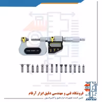 میکرومتر یونیورسال دیجیتال آسیمتو 25-0 خارج سر تعویض شو مدل 0-01-146