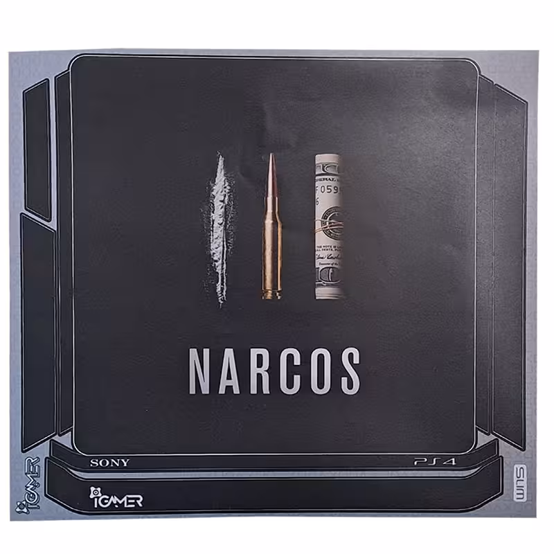 برچسب کنسول PS4 (iG) طرح نارکو NARCOS