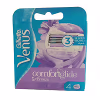 تیغ یدک ژیلت ونوس مدل بریز Comfortglide بسته 4 عددی