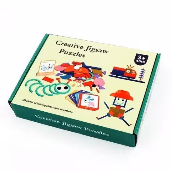 بازی تطابق اشکال میله و حلقه چوبی