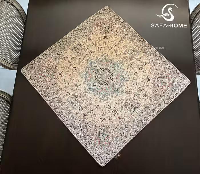 رومیزی 75×75 ترمه صفائی کد 24