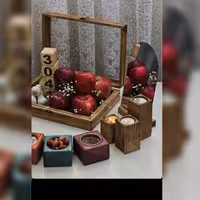 ست کامل هفت سین  چوبی
