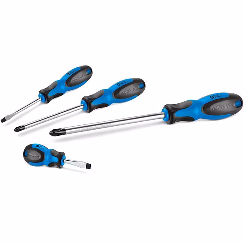 پیچ گوشتی دسته پلاستیکی دوسو 150*8 نووا مدل 1610