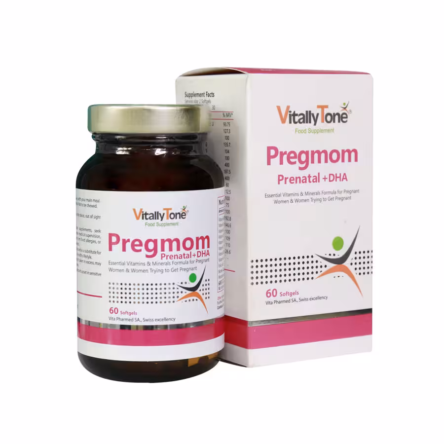 پرگمام ویتالی تون سافت ژل 60 عددی