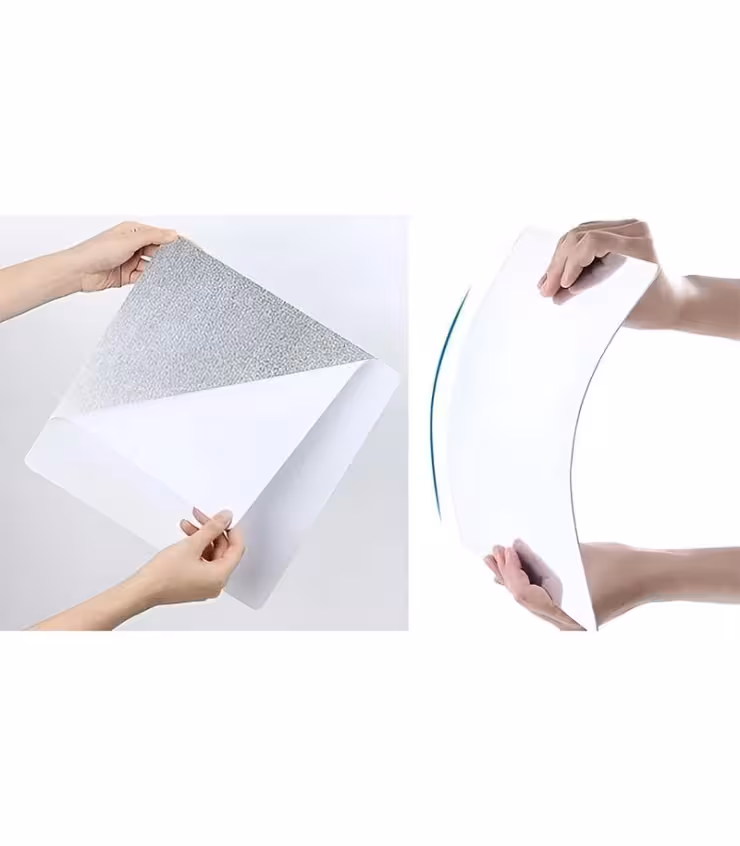 آینه نشکن چسب دار مربع 20×20