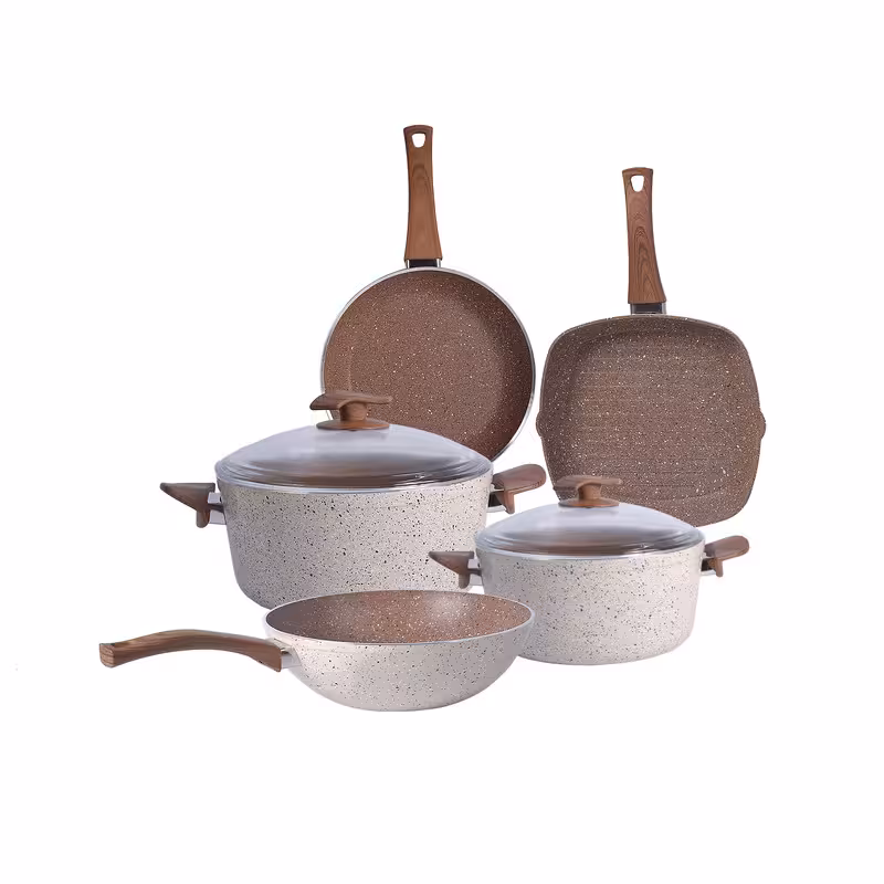 سرویس پخت و پز 7 پارچه اویز مدل 1826T22TG28W28