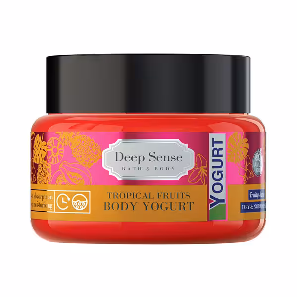 ماست بدن تروپیکال دیپ سنس مناسب پوست خشک و معمولی حجم 250 میل