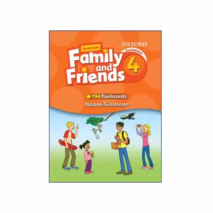 American Family and Friends 4 Flash Card