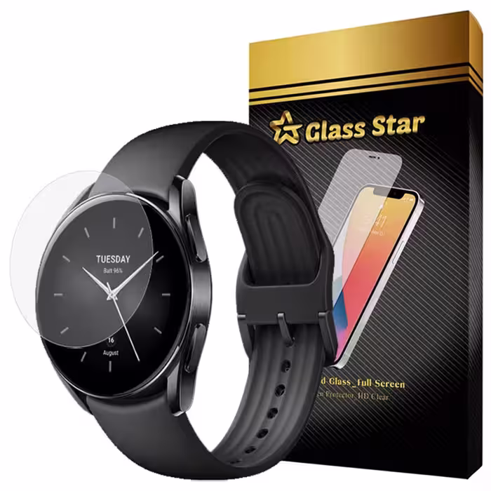 محافظ صفحه نمایش گلس استار مدل SMWG20 مناسب برای ساعت هوشمند شیائومی Watch S2 46 mm