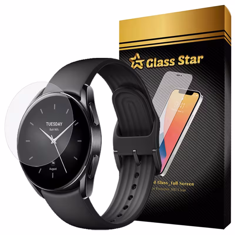محافظ صفحه نمایش گلس استار مدل SMWG20 مناسب برای ساعت هوشمند شیائومی Watch S2 46 mm