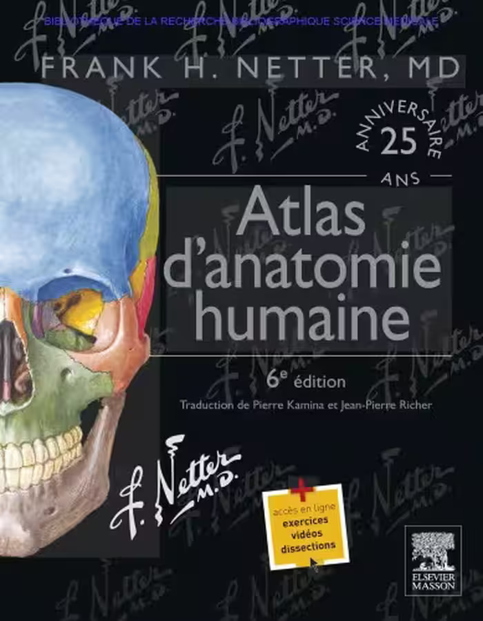 خرید و دانلود نسخه کامل کتاب Atlas d’anatomie humaine