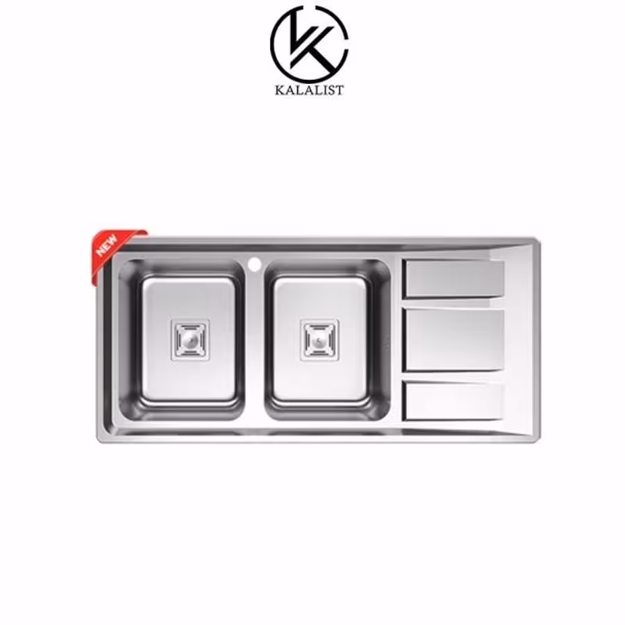 سینک ظرفشویی میکس پلاس مدل 8042-S45