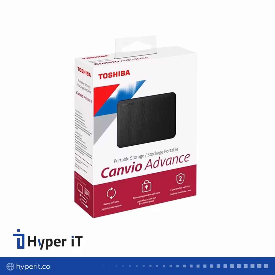 هارد  TOSHIBA Canvio Advance 1T قرمز