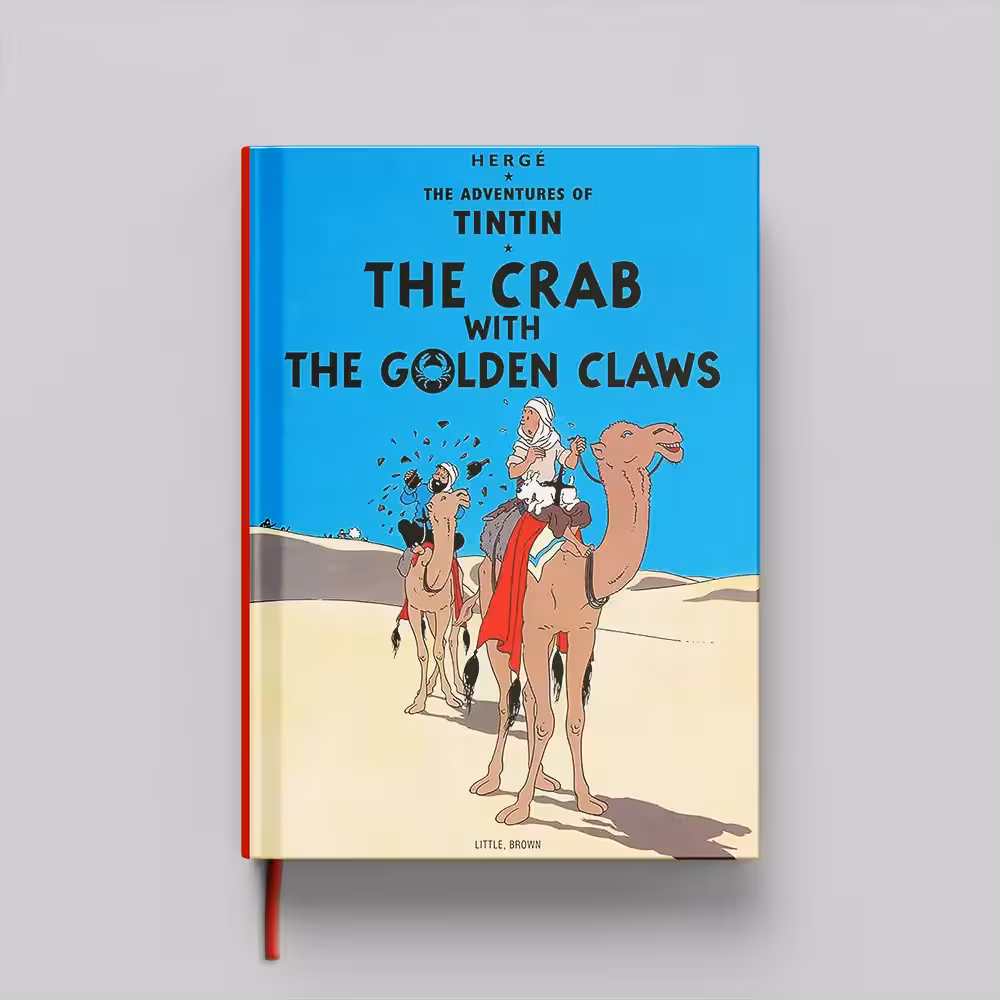 کتاب Tintin The Crab with the Golden Claws جلد سخت (HARDCOVER)