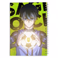 دفتر مشق کارتون  قفل آبی