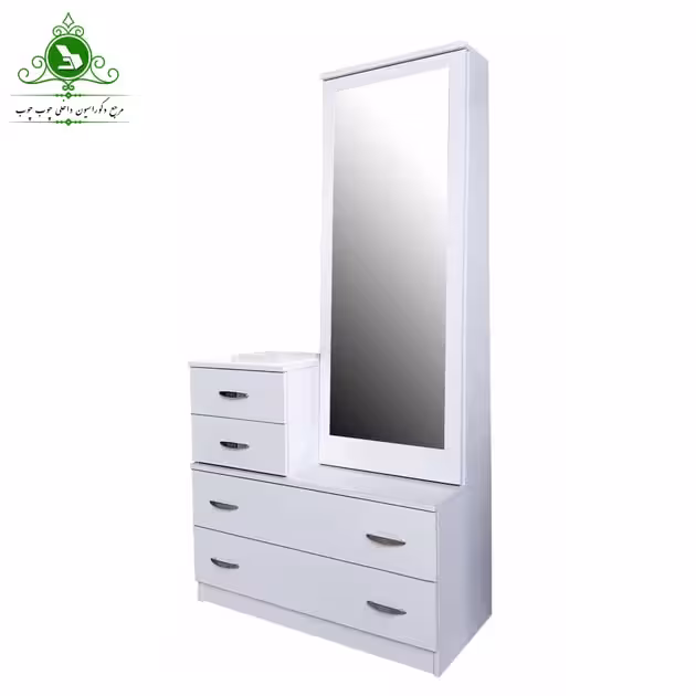 میز آرایش ال بدون پایه