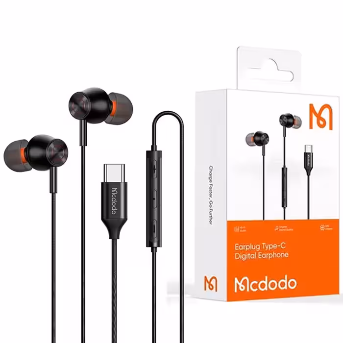 هندزفری سیمی مک دودو مدل HP-3490 ا Mcdodo HP-3490 wired handsfree - 69370644