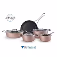 سرویس قابلمه 9 پارچه کاراجا Mastermaid BioDiamond برنز