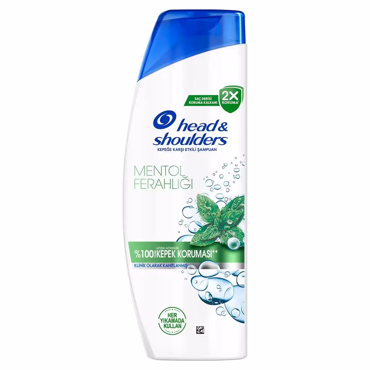 شامپو هد اند شولدرز head and shoulders مرطوب کننده پوست سر حاوی عصاره نعناع حجم 330 میل