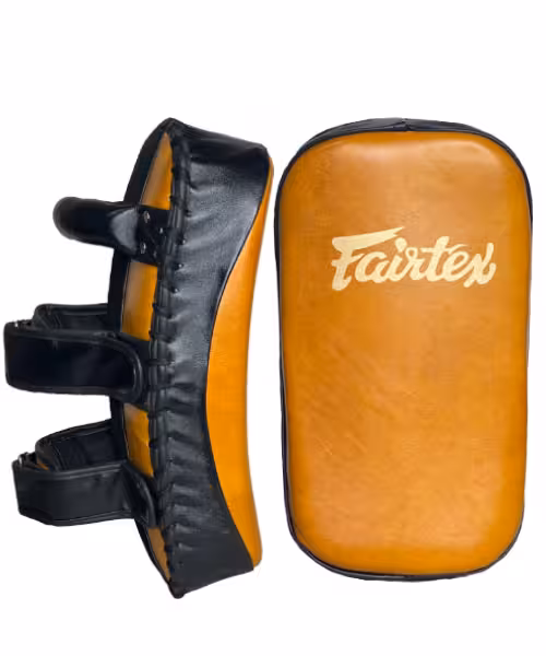 میت بالشی چرم طبیعی طرح FAIRTEX زرد