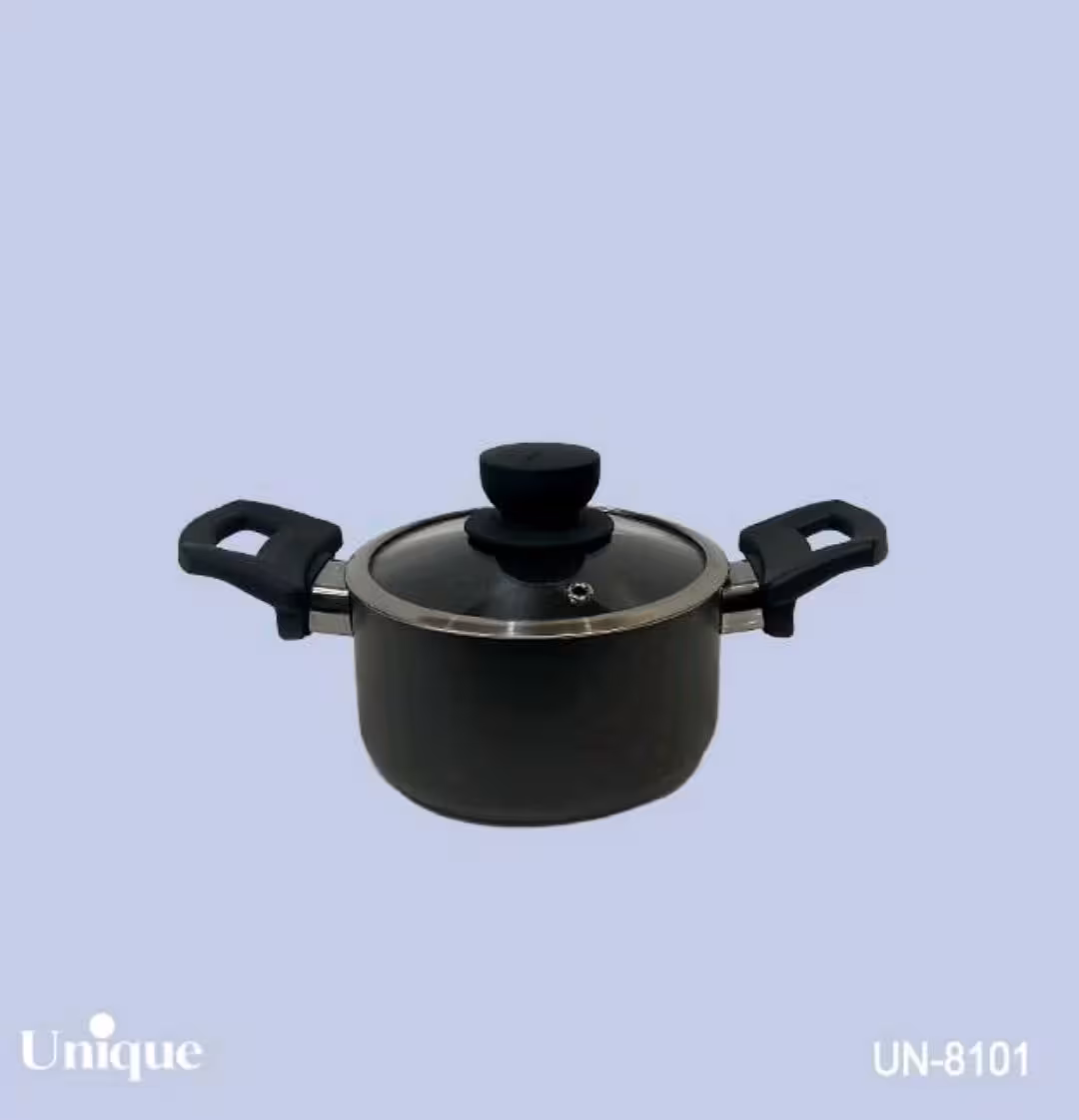 قابلمه تک سایز 14 کف گرانیت مشکی یونیک کد UN-8101