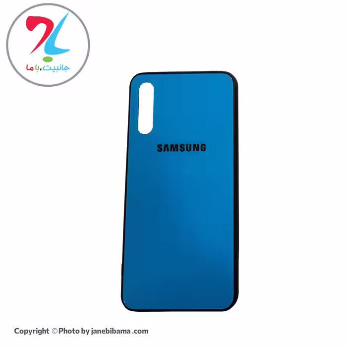 قاب گوشی سامسونگ Samsung A50S مدل پشت گلس - آبی آسمانی