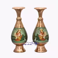 جفت گلدان مس مینیاتور mng25